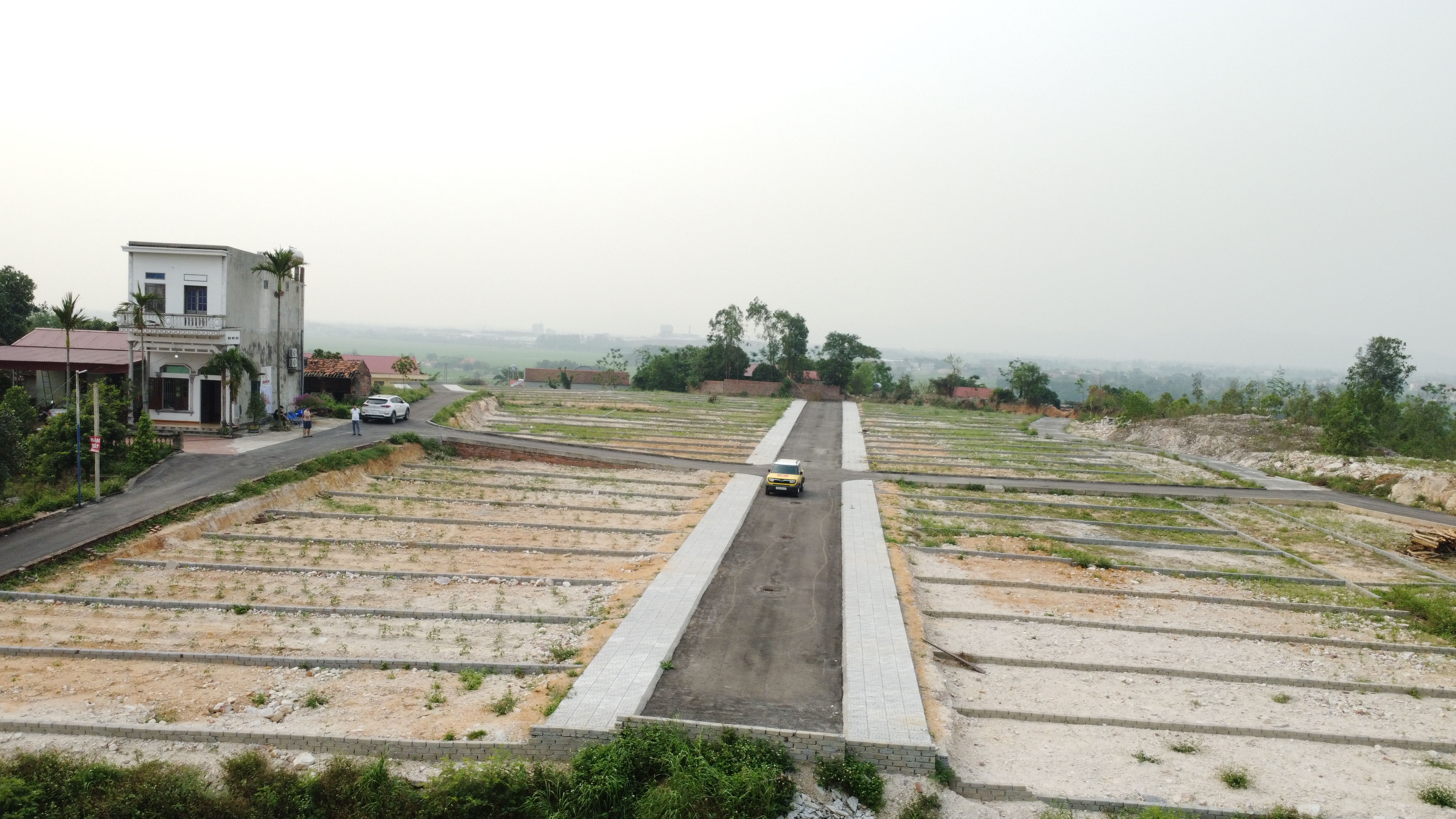 Đường nội khu và phân lô thực tế